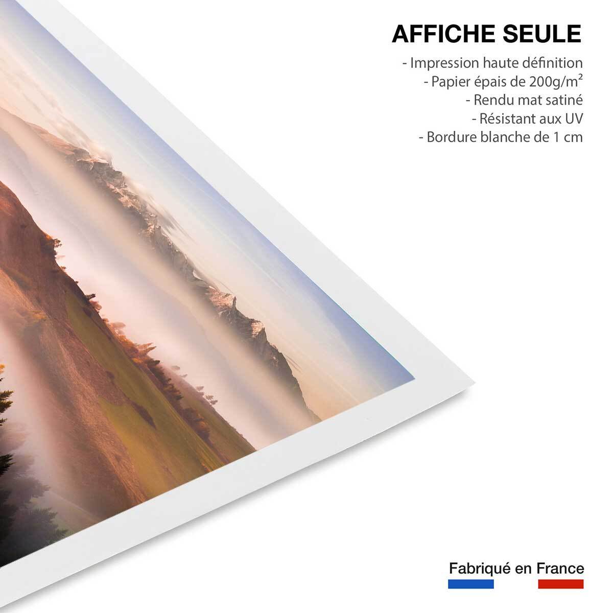 Affiche Automne serein et silence Affiche seule