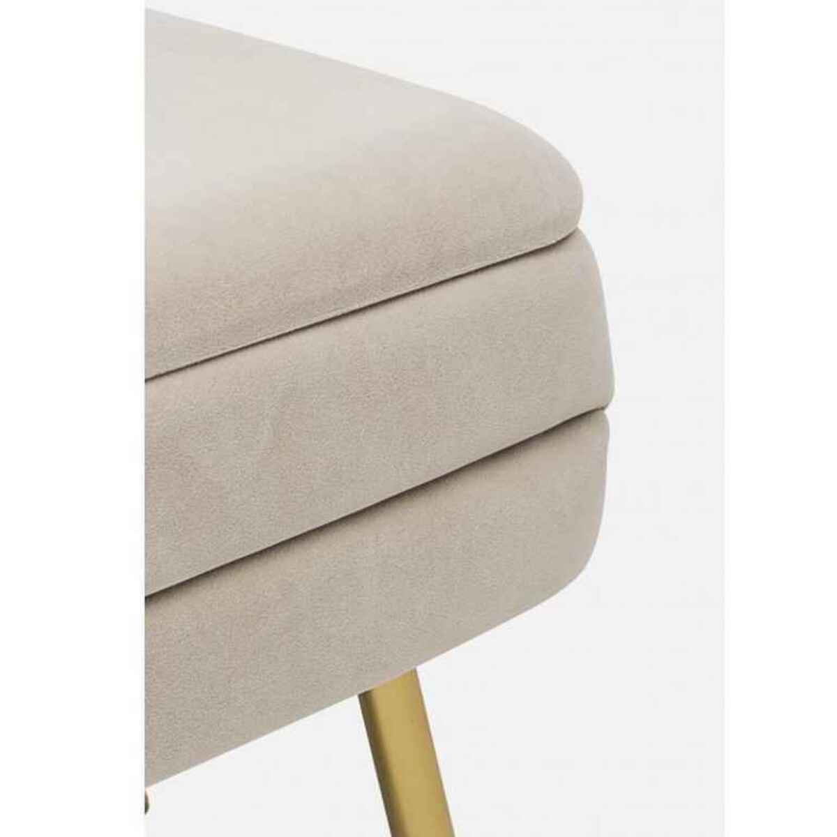 PANCA CONTENITORE PAVLINA BEIGE 80X38X42 cm