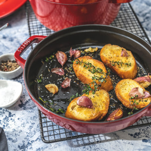 2-pcs, Set empilable, Cerise