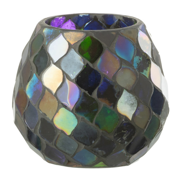 J-Line photophore Mosaïque - verre - mauve - medium