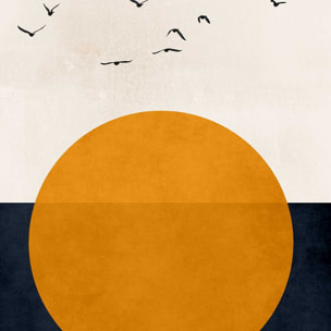 Tableau paysage Soleil couchant Tableau alu Dibond