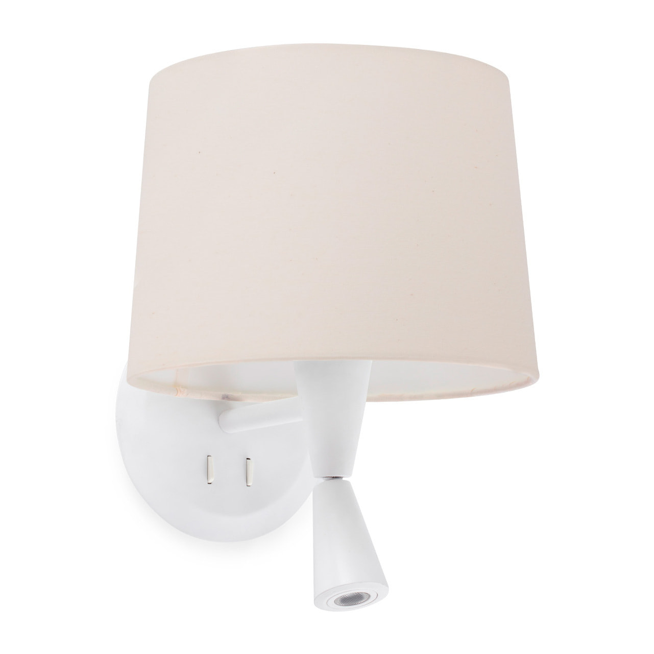 CONGA Lampe applique avec lecteur blanc/beige