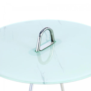 Table basse RUSI Fait à la main en Acier