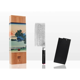 Mannaia martellato | acciaio 440C | L: 19 cm