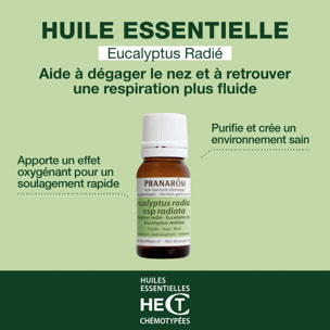 Pranarom - Huile Essentielle d'Eucalyptus radié - 10 ml