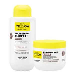 ALFAPARF Yellow Kit Nutritive Nourishing Shampoo 500ml + Mask 300ml