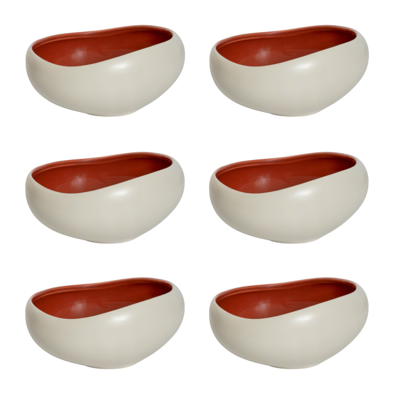 Kyma Rouge Cade - 6 coupelles 14 cm