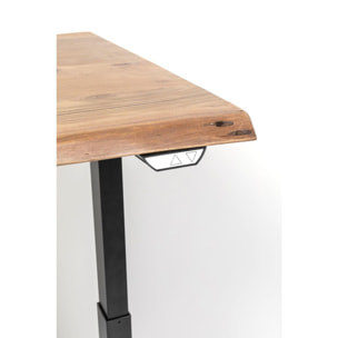 Bureau Smart Harmony acacia et noir Kare Design