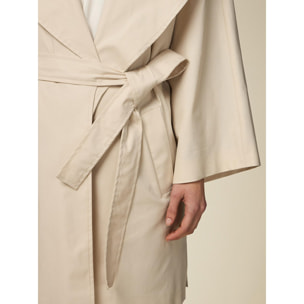 Oltre - Trench kimono in tessuto tecnico - Beige