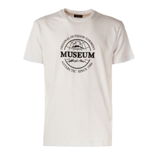 MUSEUM t-shirt uomo bianco