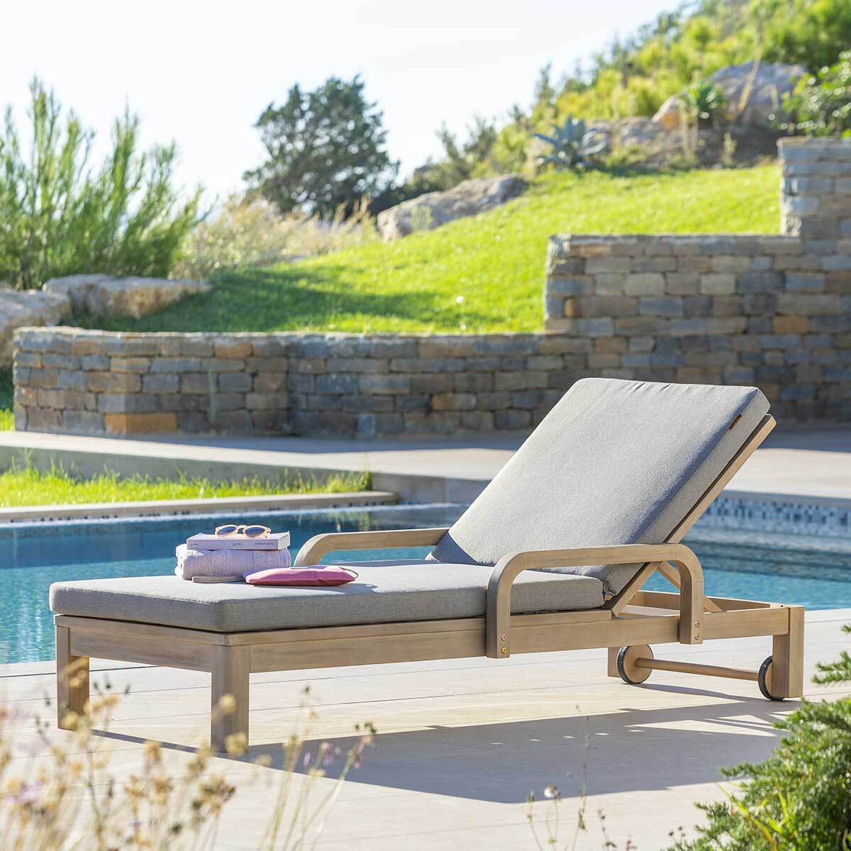 Lit de piscine Papouasie Acacia