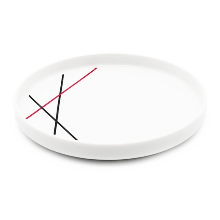 6 assiettes à dessert   BISTROT