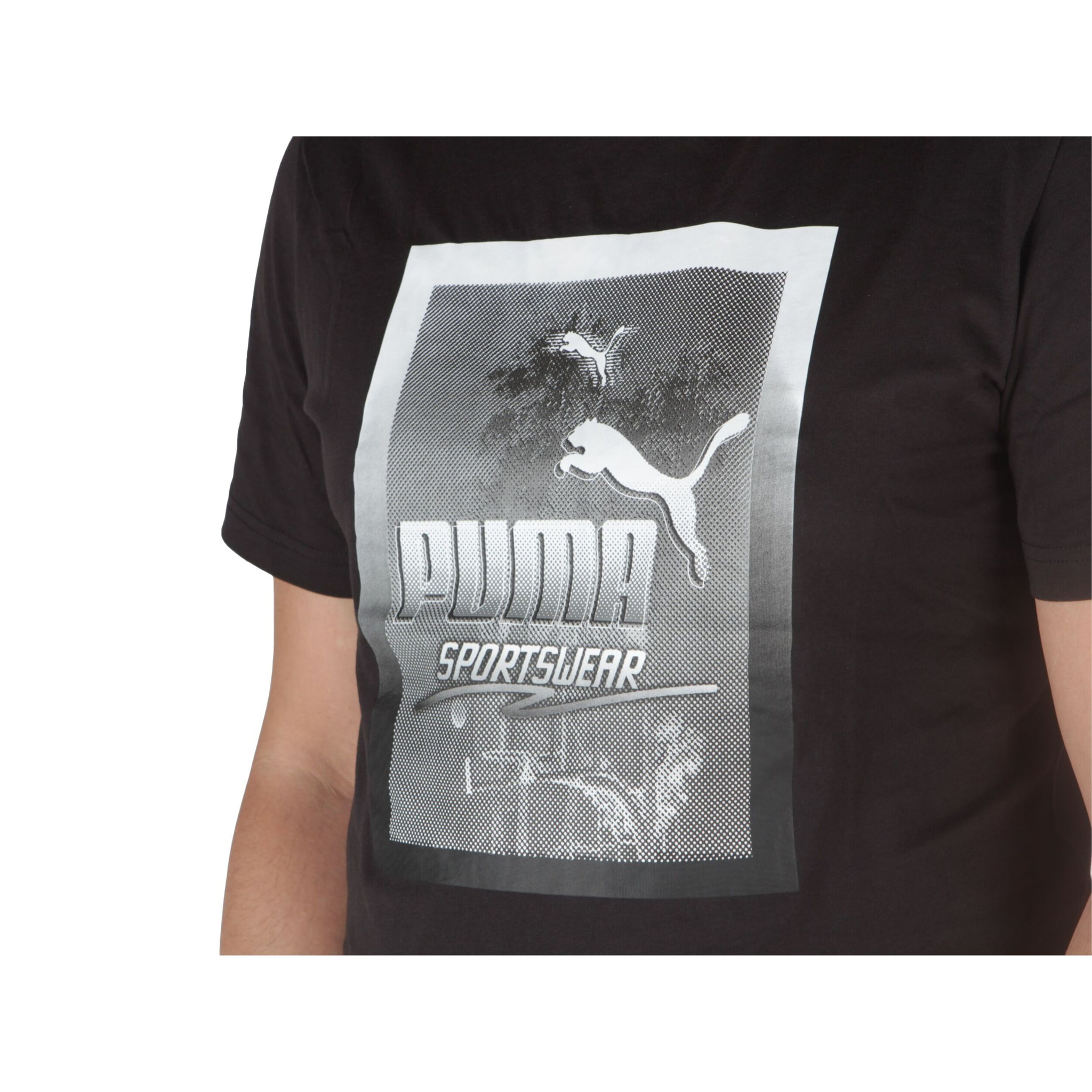 T-Shirt Puma Graphics Photoprint Tee Nero