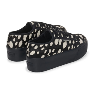 Scarpe Da Donna Superga Nero 2790 Dk Dalmatian Calf Hair