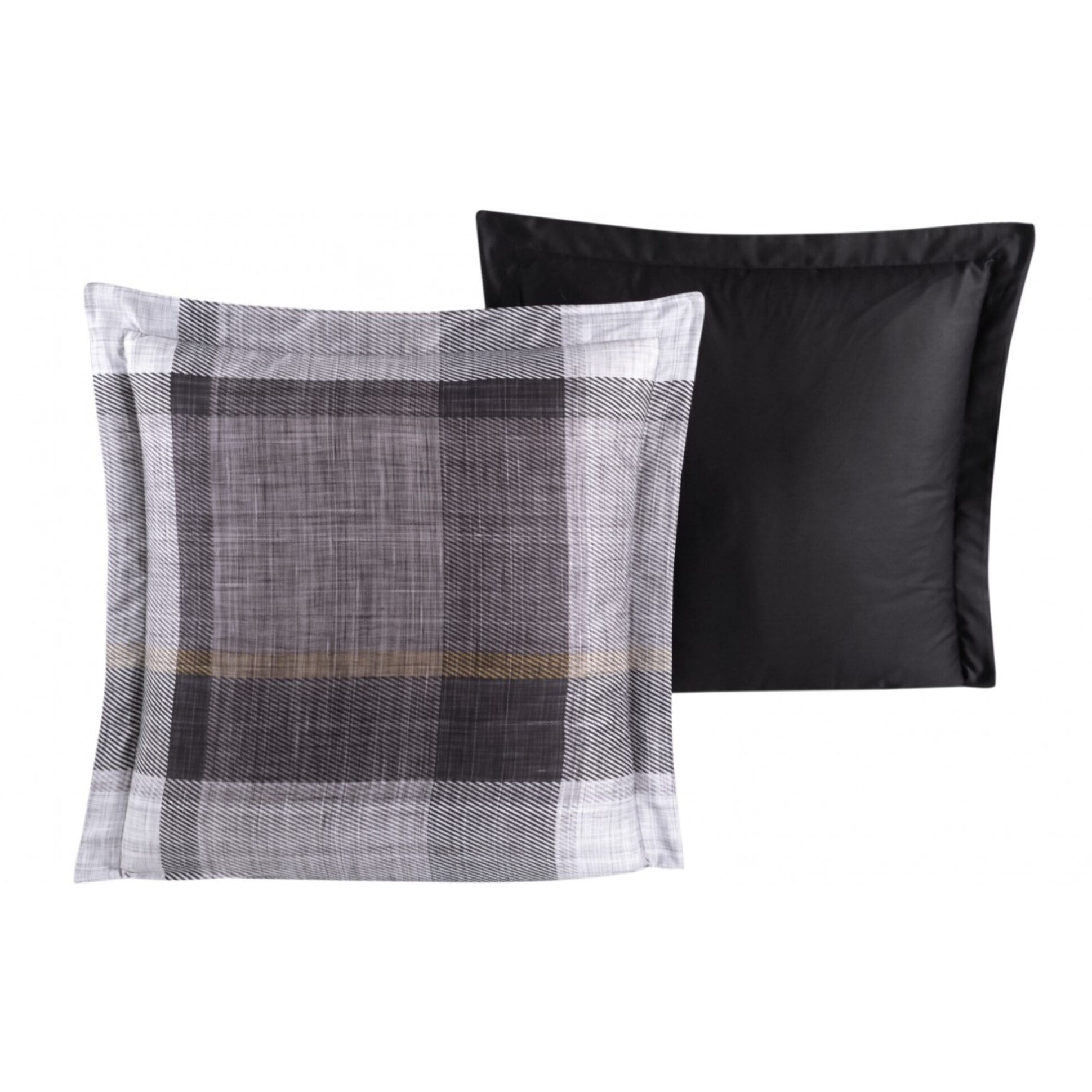 Lot de 2 Taies d'oreiller satin de coton imprimé