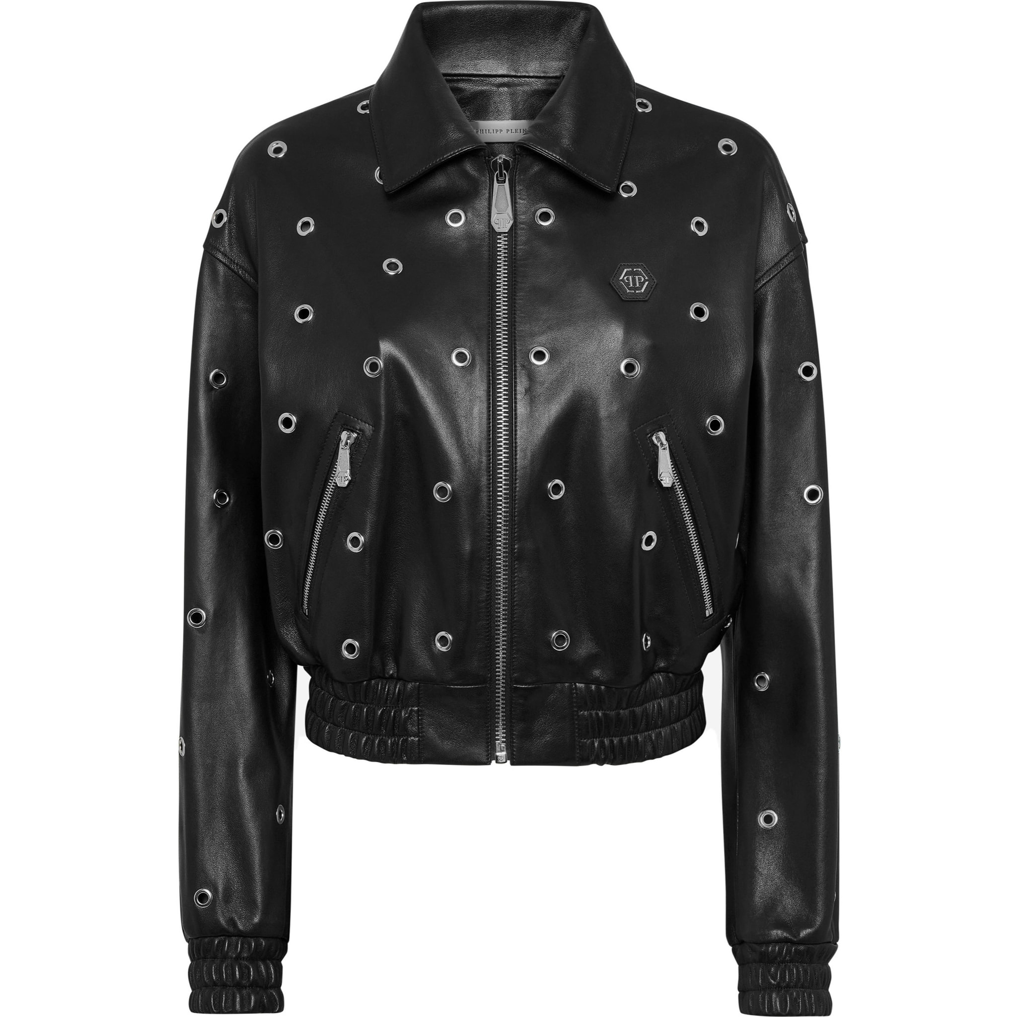 PHILIPP PLEIN Leather Bomber