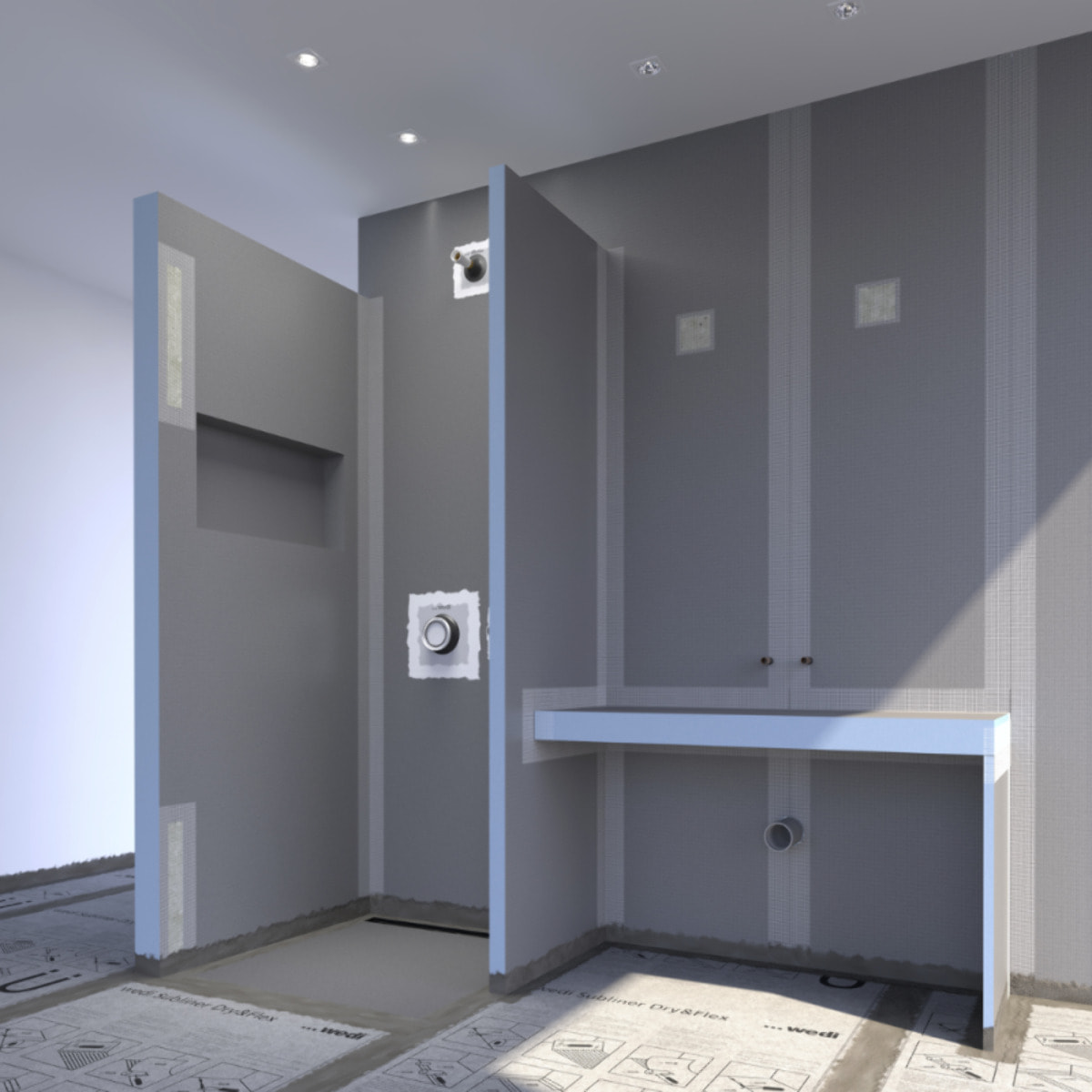 WEDI Natte d étanchéité subliner dry & flex