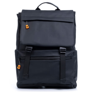 Mochila multi compartimento, porta Laptop 15,6". Capa impermeable. Adaptable a Trolley. Toma USB externa oculta. Repelente al agua.