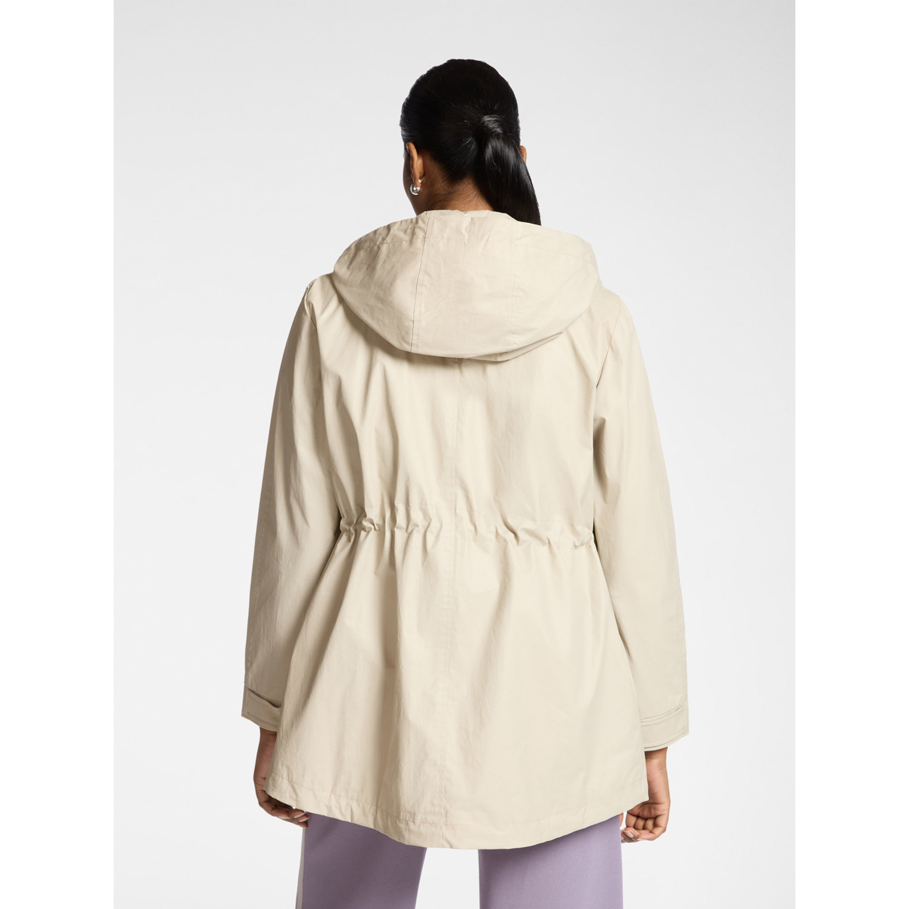 Elena Mirò - Parka con capas y capucha - Beige