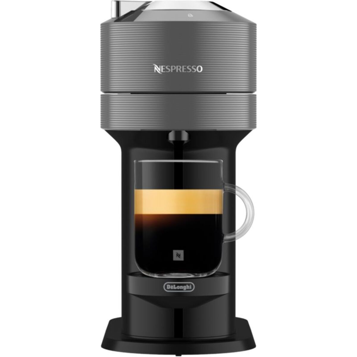 Nespresso machine à capsules Vertuo Next gris +52 caps ENV120.GY