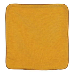 Housse de coussin en poly/lin - Orange