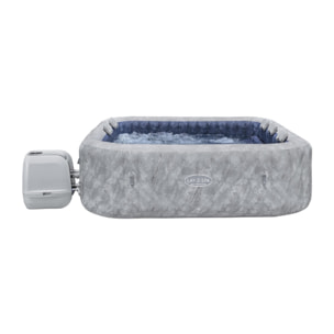 Bestway Spa gonflable carré Lay-Z-Spa San Francisco HydroJet Pro avec WiFi 5-7 personnes
