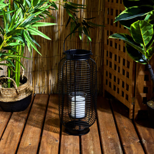 Lanterne En Metal Filaire H42.5cm