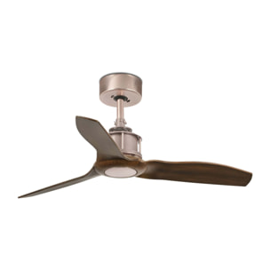 JUST FAN XS Ventilateur cuivre/bois 81cm