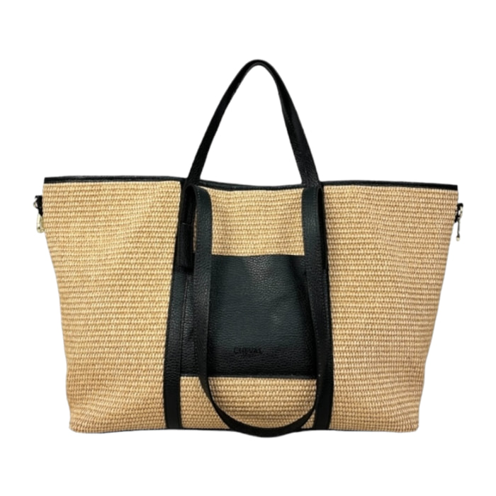 Bolso de hombro Cheval Firenze Formentera Negro