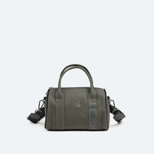 BOLSO CALA CROSSBODY BARREL C/KHAKI + FUCSIA