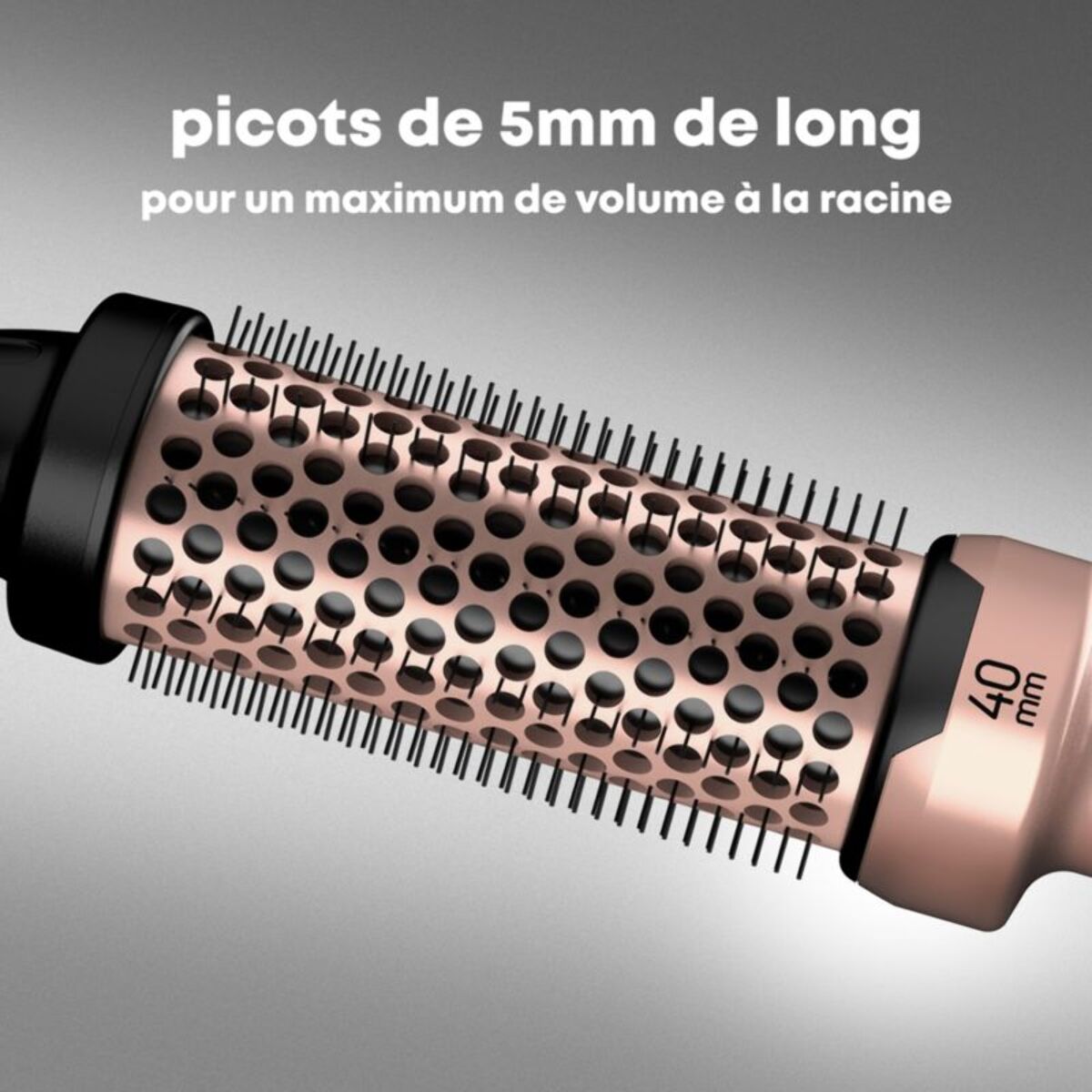 Brosse chauffante REVAMP Volume et Vagues Progloss 40mm Or