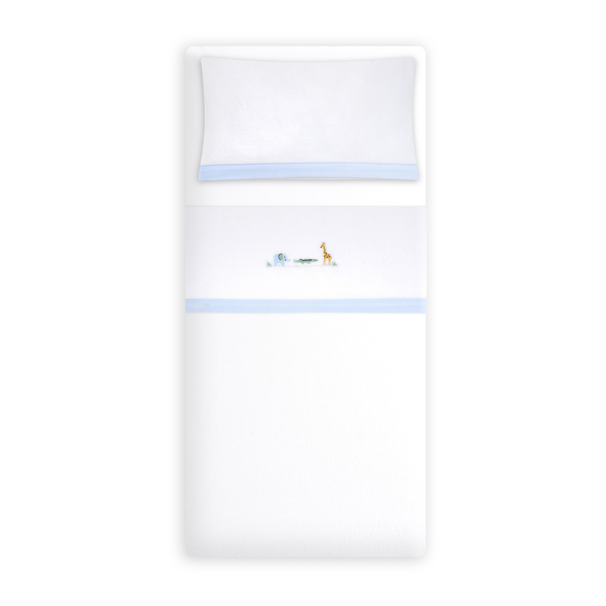 Triptico Coche Coralina Modelo Savanna Jirafa Bco/Azul