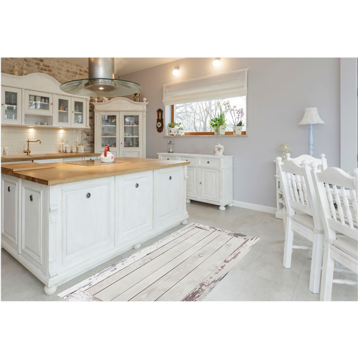 Alfombras vinílicas de Ceramiko - Marco Maderas Blanco