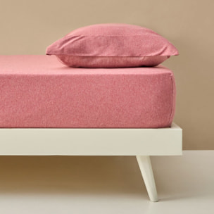 Bajera punto algodón sostenible Punto color rosa Punto de algodón