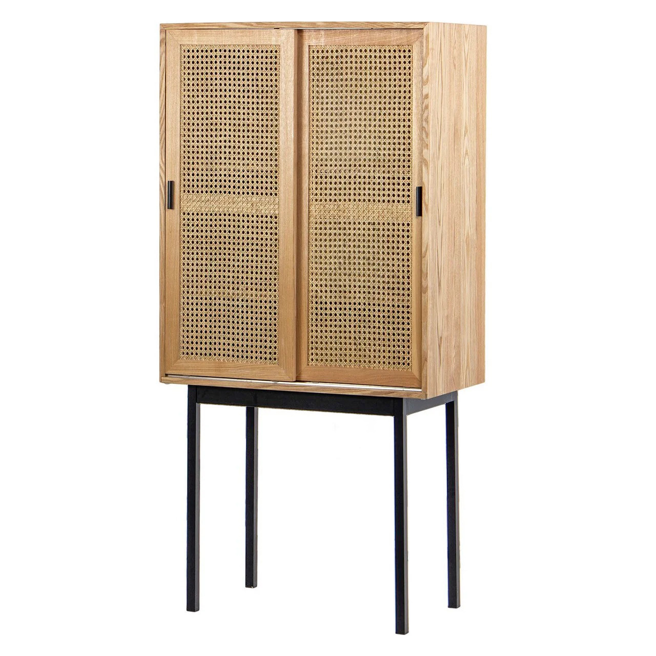 Cabinet Rejilla C/ Puertas Deslizante 76x40x154 Cm