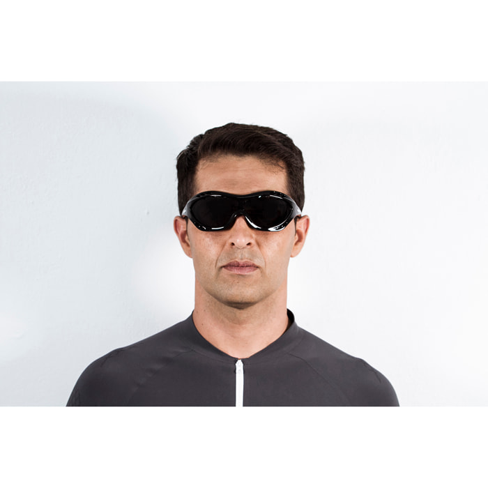 Gafas de deportes acuáticos OCEAN COSTA RICA - Negro brillante / Ahumada
