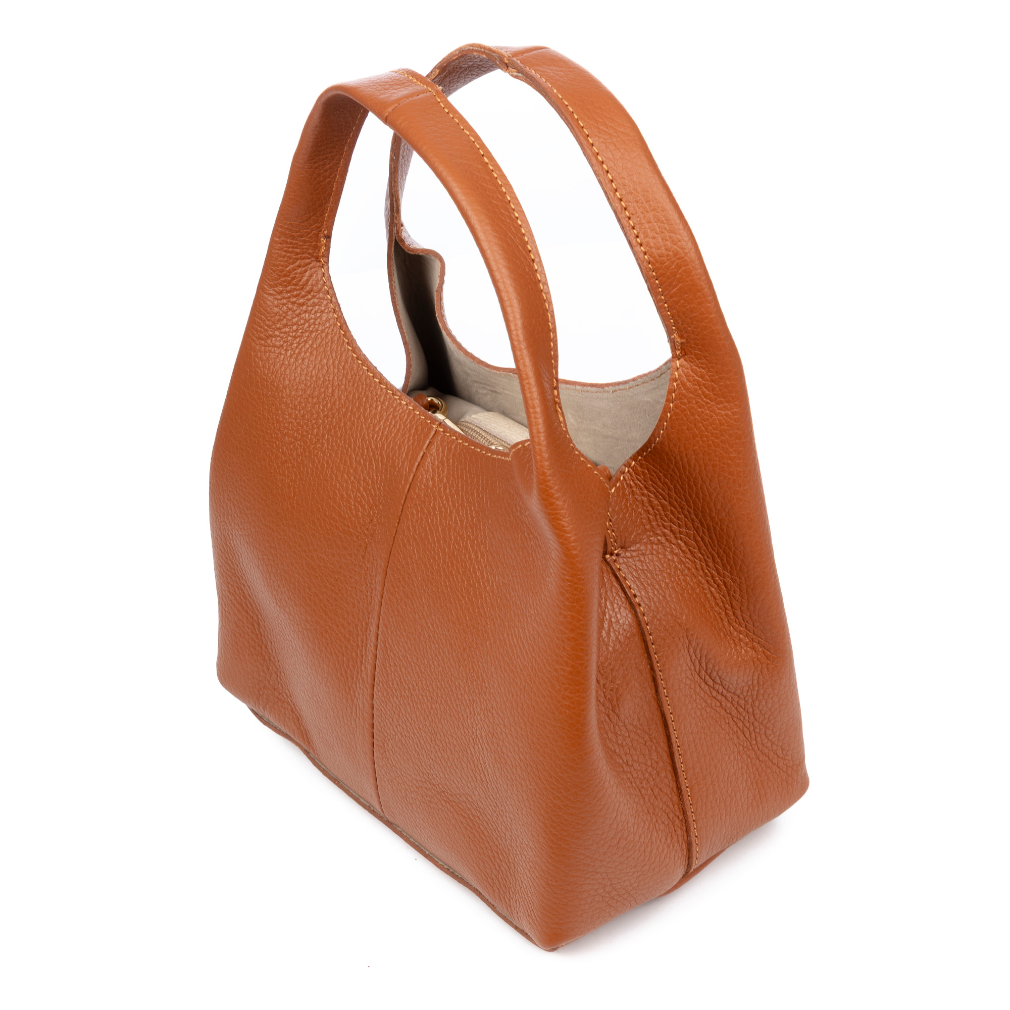 Barasso borsa a mano donna. Pelle autentica Dollaro.