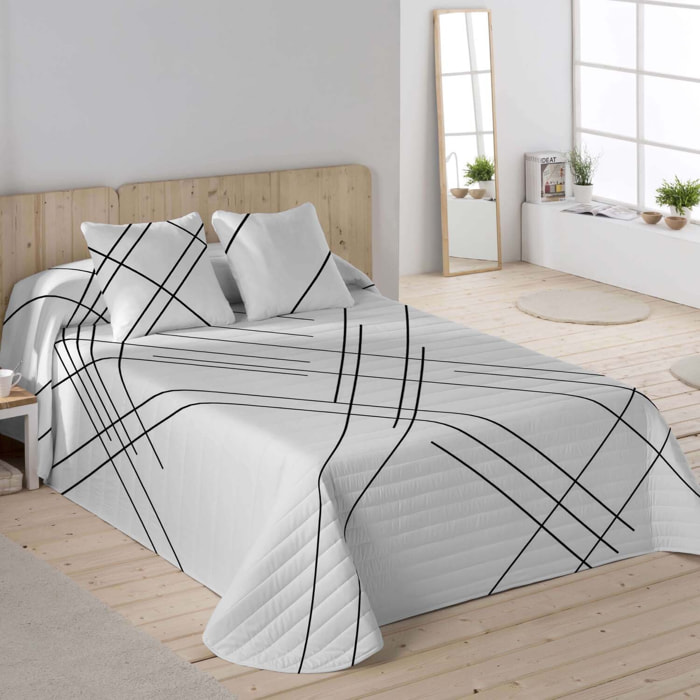 Naturals - Colcha Bouti Estampada - 2/3 Piezas - 100% Poliéster - Microfibra - 70 gr/m² - Line