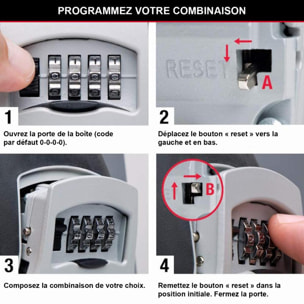 Boite à clés MASTERLOCK Fixation murale - 5401EURD