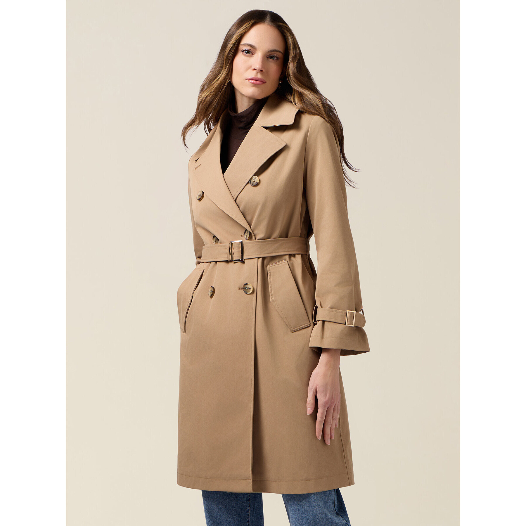 Oltre - Trench doppiopetto - Beige