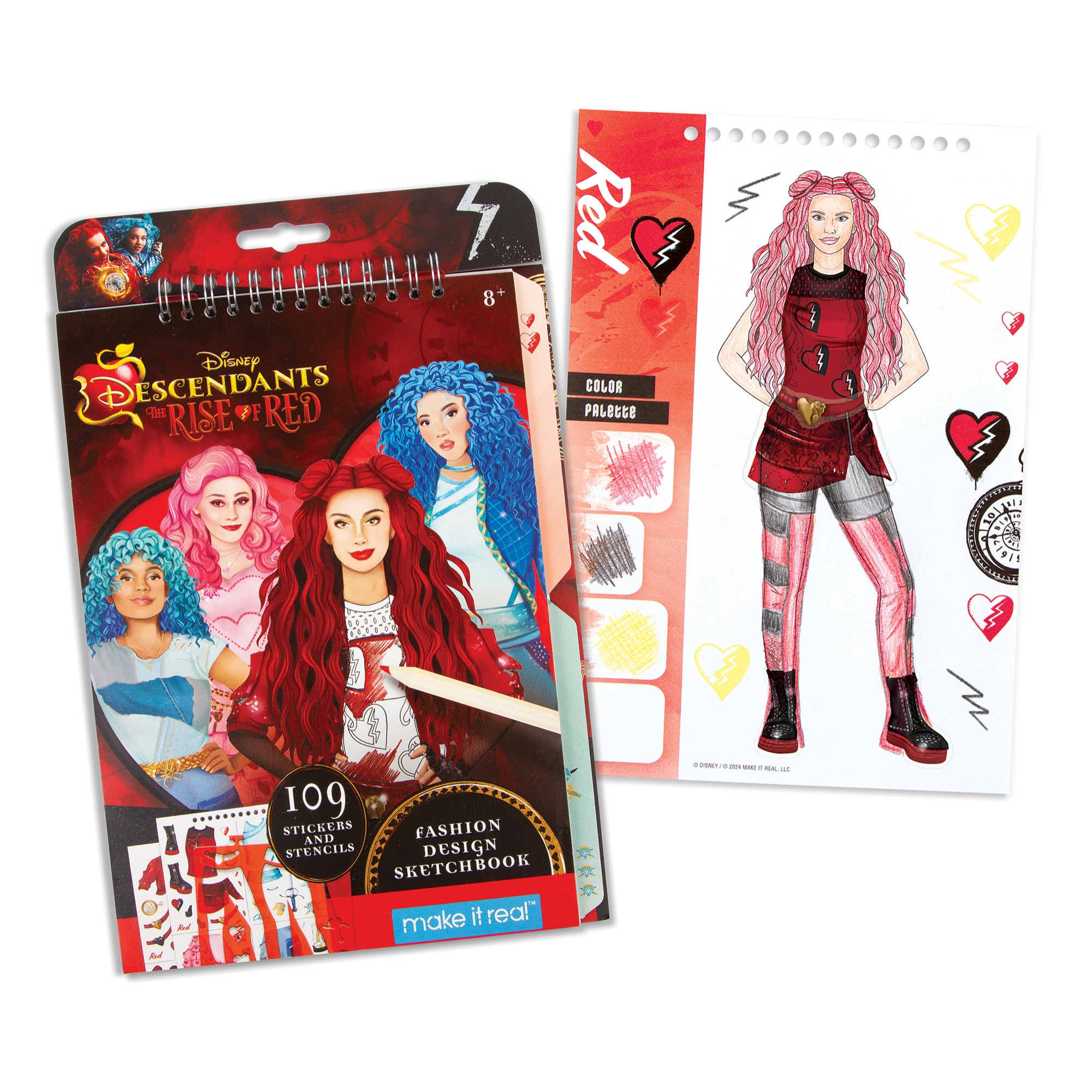 Descendants 4 L'Ascesa di Red - Album da Disegno Moda Fashion