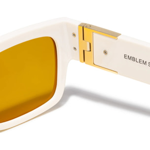 Emblem SQ White Ivory / Yellow