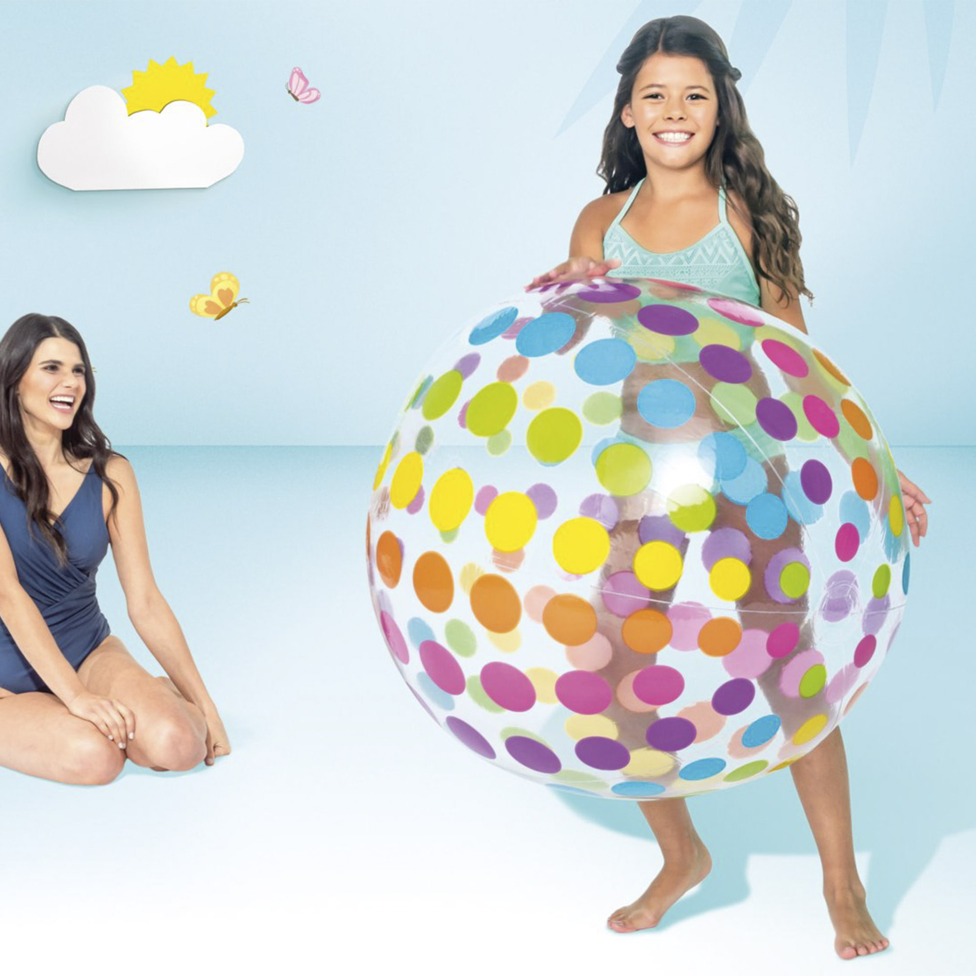 Intex Palla Jumbo, 107 cm