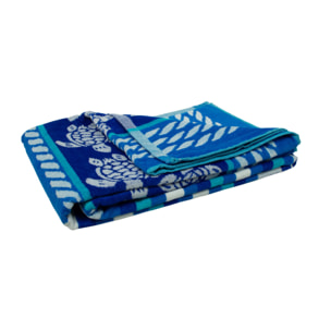 Telo Mare Spugna Jacquard Spiaggia Disegno Modica