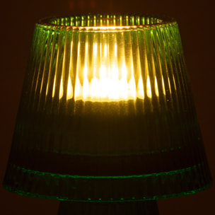 J-Line bougeoir Chapeau - verre - vert