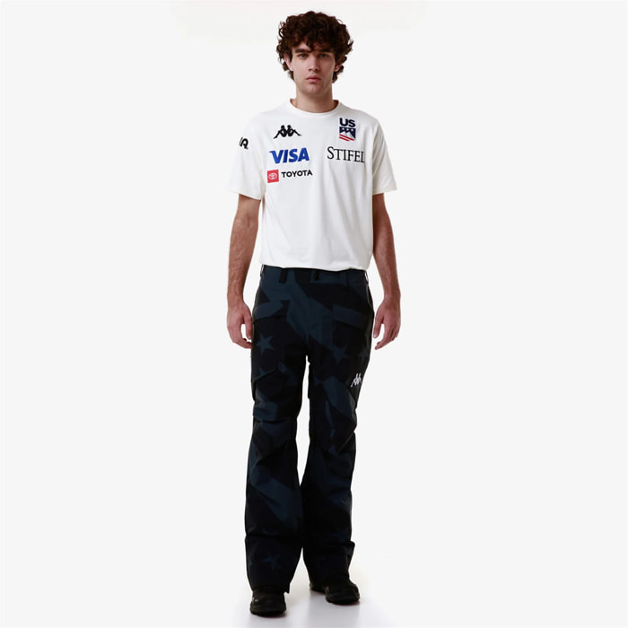 Kappa - Pantaloni Uomo Donna Blu - 6Cento 623Sg Us