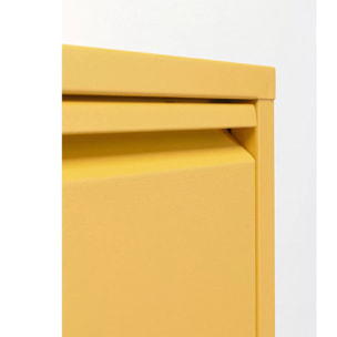 Casier à chaussures Caruso jaune 3 tiroirs Kare Design