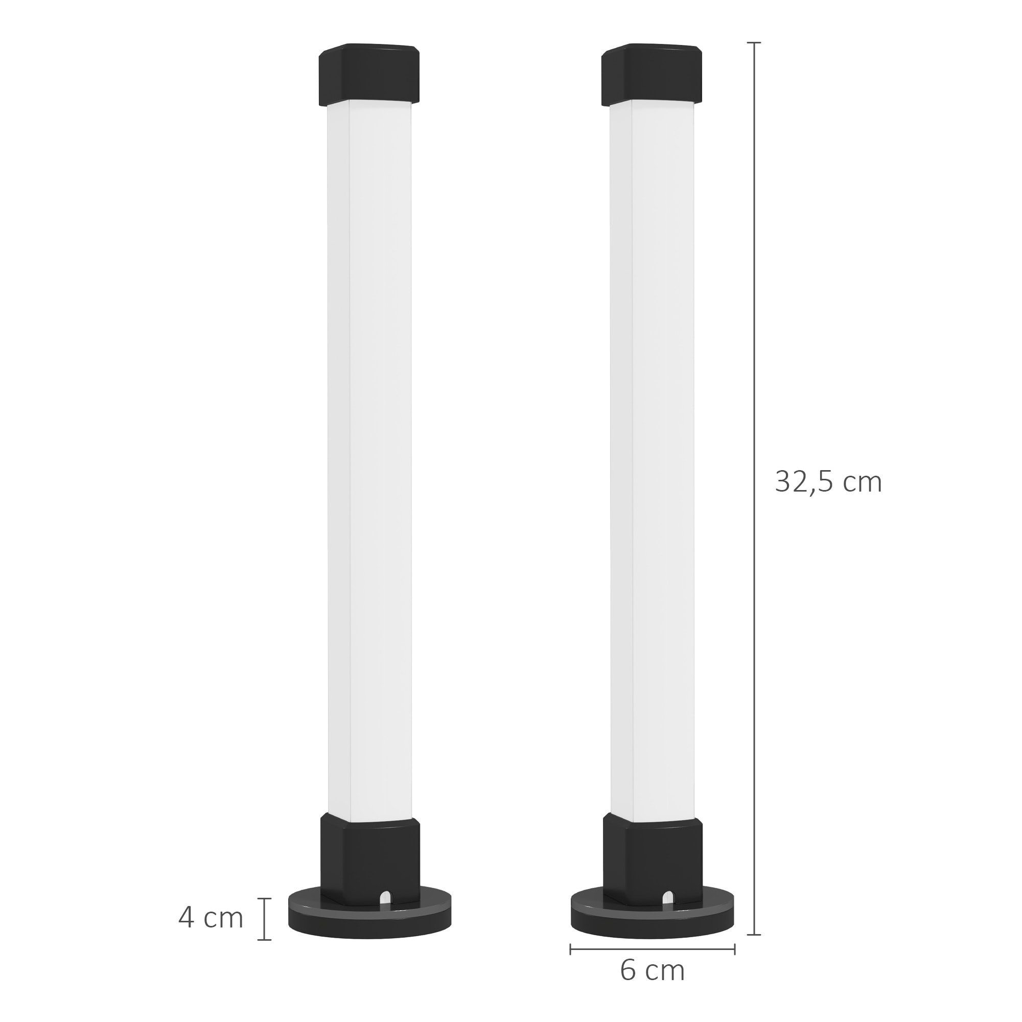 Conjunto de Lámparas de Mesa Inteligente Lámparas de Mesa LED con Control Remoto App Bluetooth Sincronización con Música y Temporizador para Salón Sala de Juegos Dormitorio Blanco