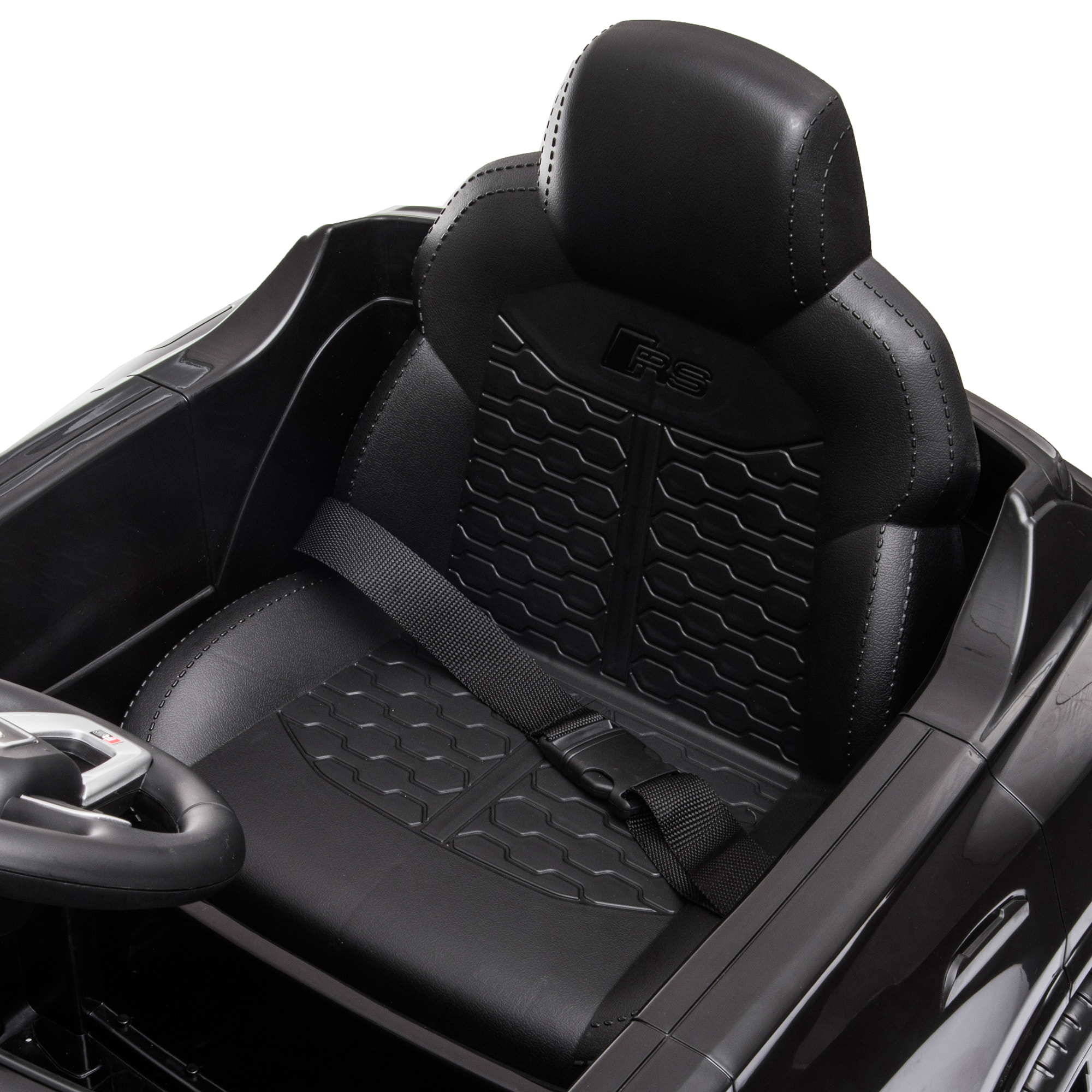Coche Eléctrico para Niños +3 Años Audi RS Q8 con Batería 6V Mando y Luces Negro