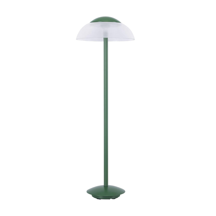Forlight Eclipta II baliza exterior en color verde con led blanco cáildo 3000K